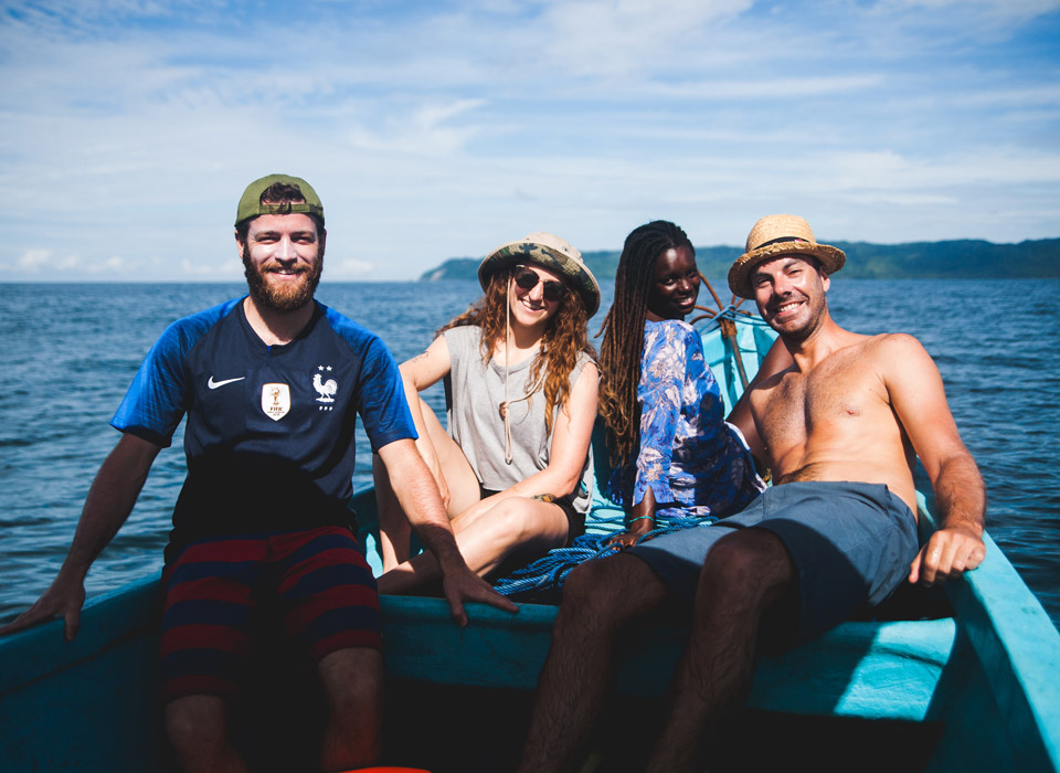 Boat trip to Coiba Island surf spots Panama